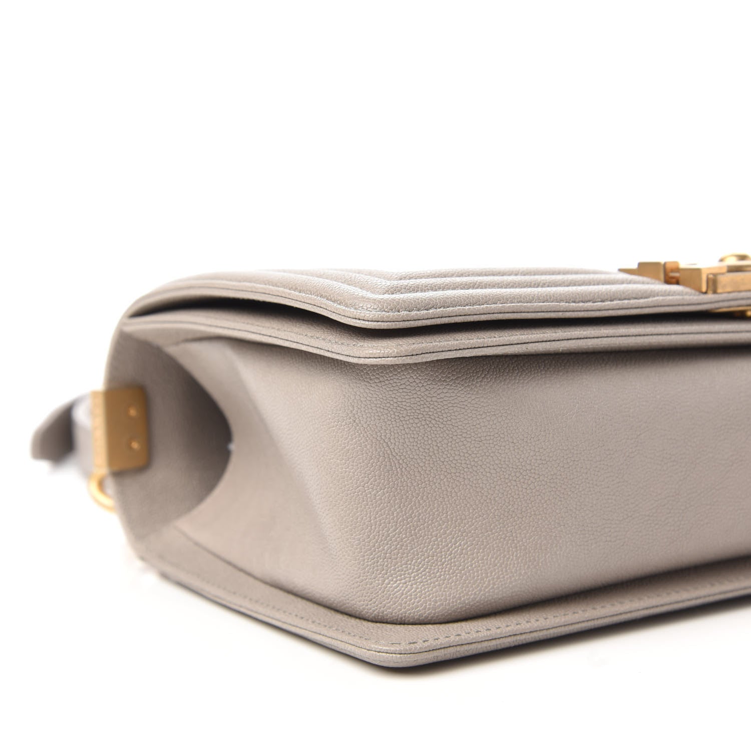 Chanel Caviar Quilted Medium Boy Flap Grey 6 of 11