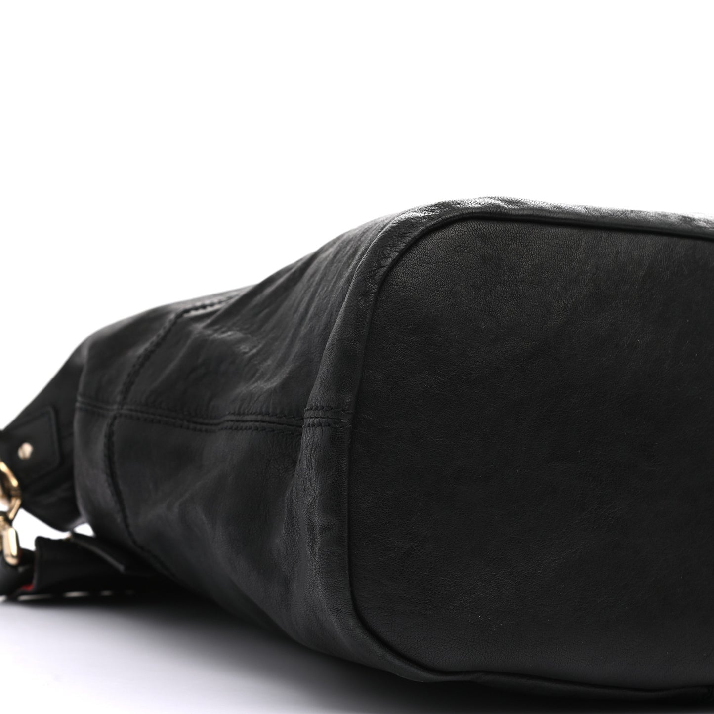 Lambskin Nightingale North South Tote Black