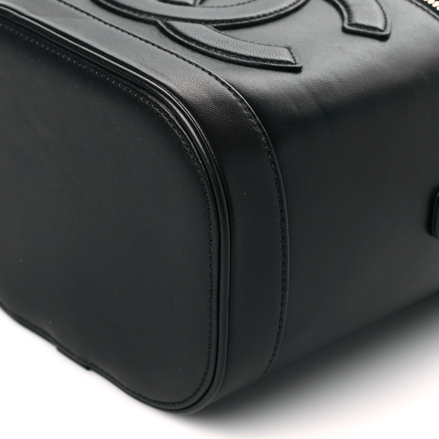 Lambskin Timeless Vanity Cosmetic Case Black