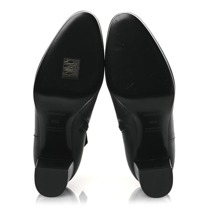 Hermes Calfskin Saint Germain Ankle Boots 36.5 Black 7 of 12
