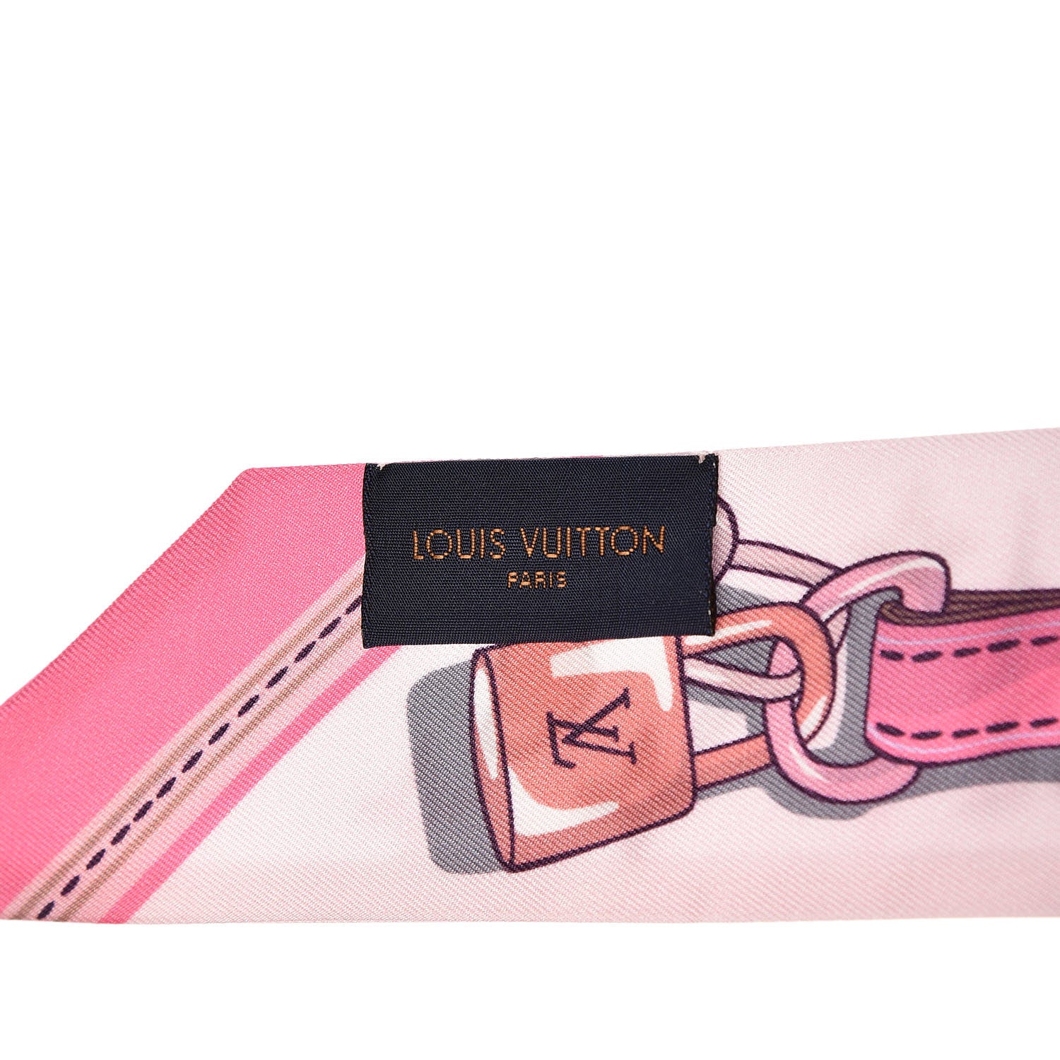 Louis Vuitton Silk Monogram A la Folie BB Bandeau Light Pink 4 of 5