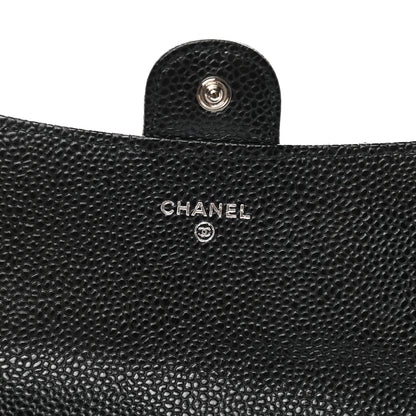 Chanel Caviar Quilted Large Flap Wallet Black 6 of 9