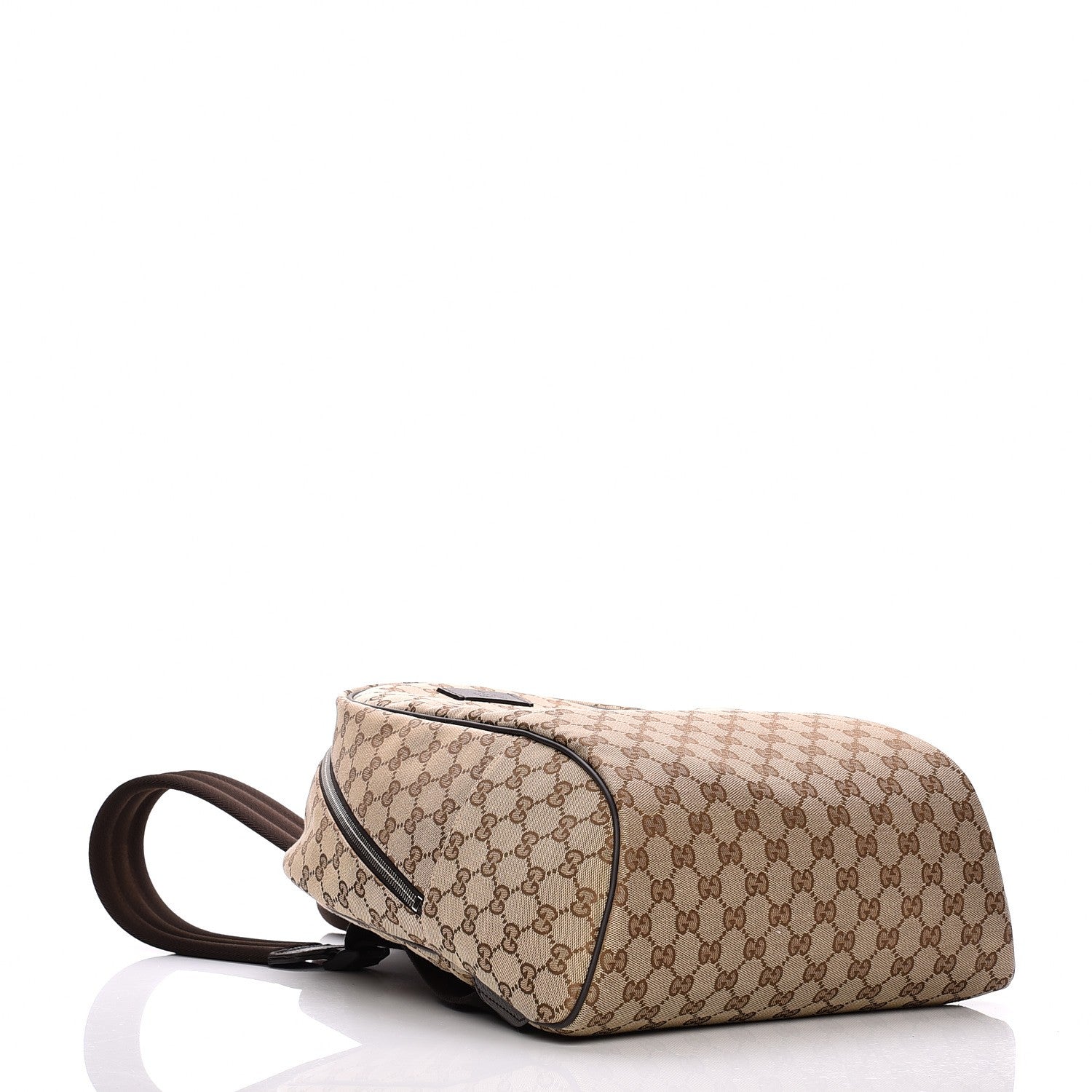 Gucci GG Monogram Travel Backpack Dark Brown 4 of 8