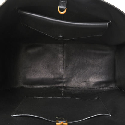 Versace Calfskin Medallion Tribute Tote Black 5 of 13