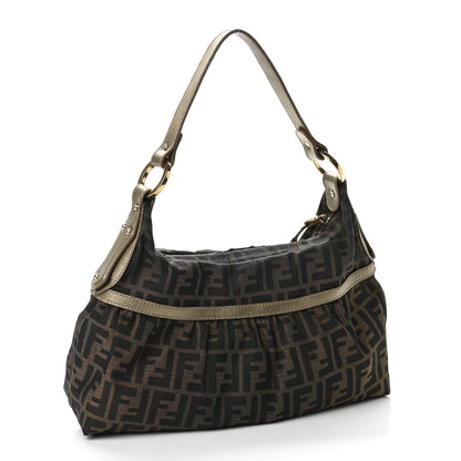 Fendi Zucca Chef Hobo Tobacco Gold 3 of 16