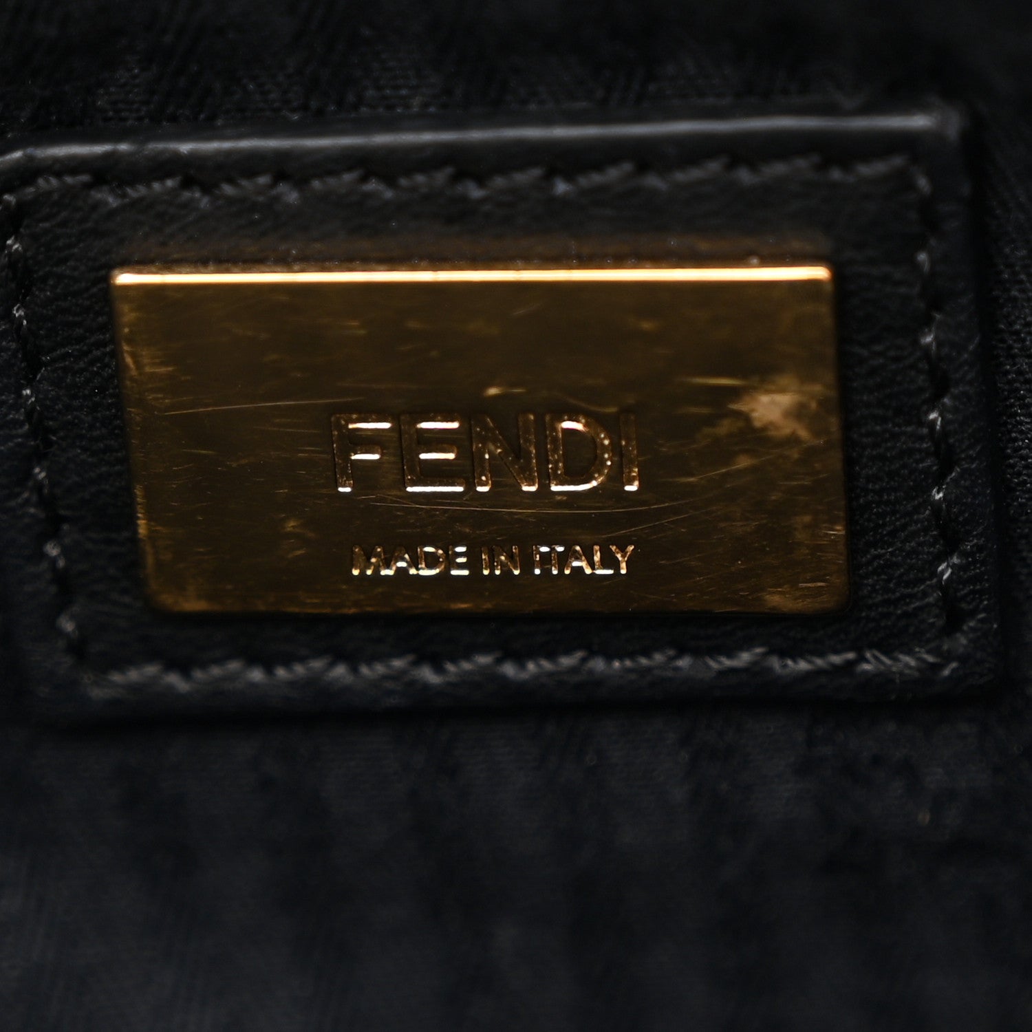 Fendi Vitello Dolce Century Petite 2Jours Tote Black 7 of 11
