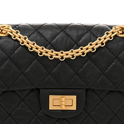 Chanel Aged Calfskin Quilted 2.55 Reissue Mini Flap Black 8 of 11