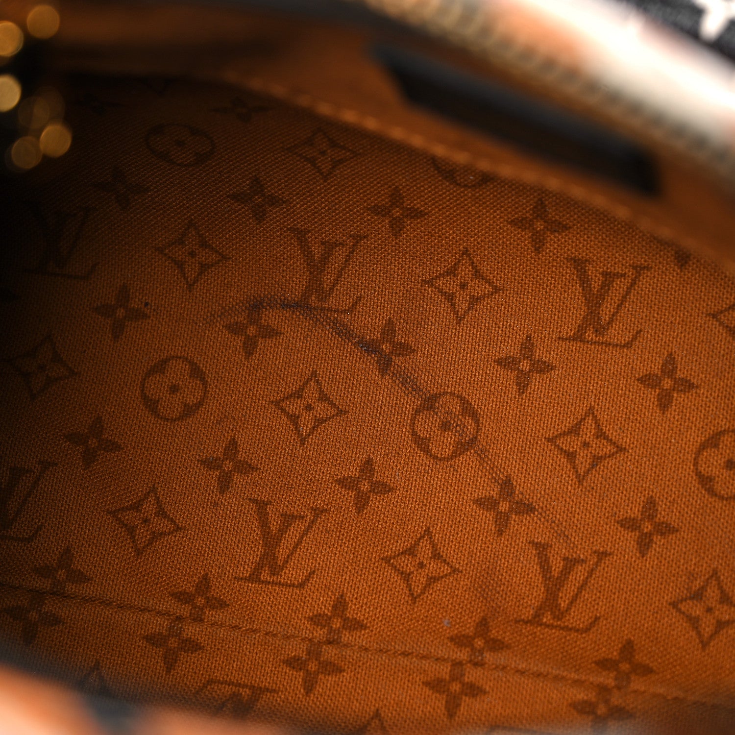 Louis Vuitton Monogram Giant Crafty Speedy Bandouliere 25 Creme Caramel 11 of 13