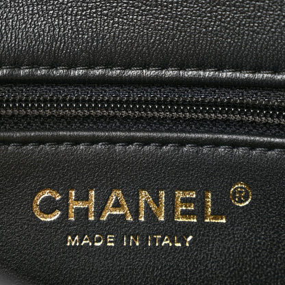 Chanel Shearling Lambskin Quilted Mini Furry Coco Flap Black 6 of 10
