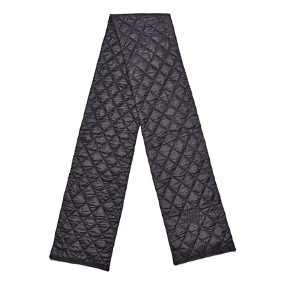 Chanel Nylon Quilted CC Scarf Black 3 of 4