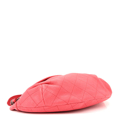 Chanel Caviar Stitched Banane Waist Bag Fanny Pack Pink 6 of 19