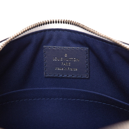Louis Vuitton Monogram Watercolor City Keepall Blue 8 of 9