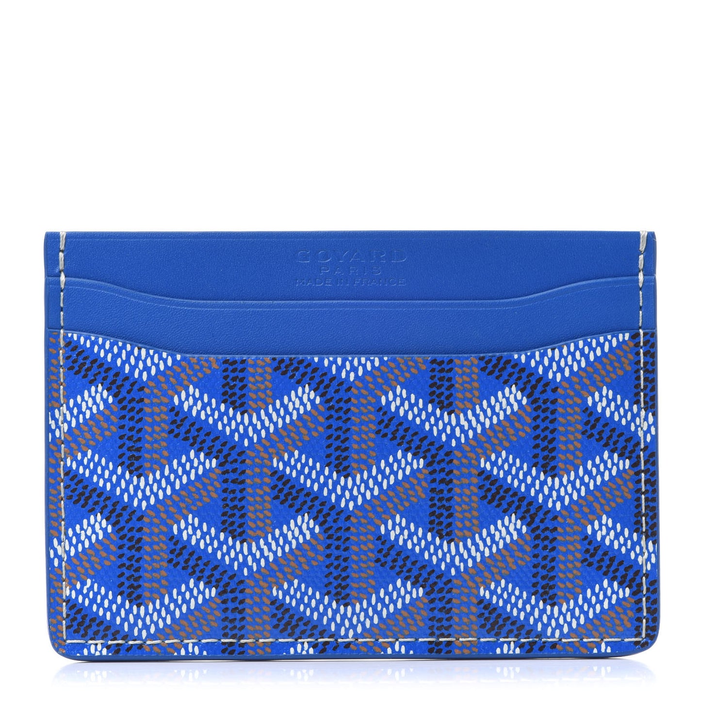 Goyardine Saint Sulpice Card Holder Sky Blue