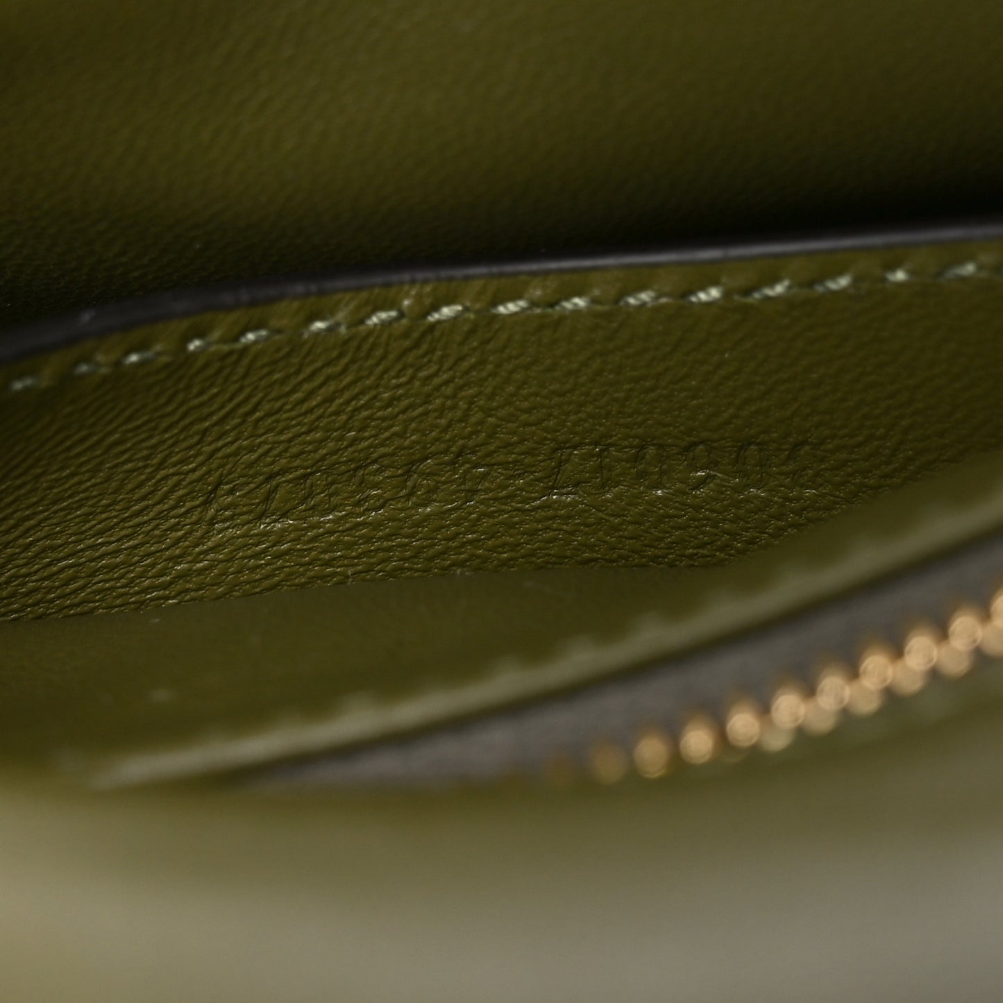 Lambskin Embossed Mini GG Milano Top Handle Shoulder Bag Green