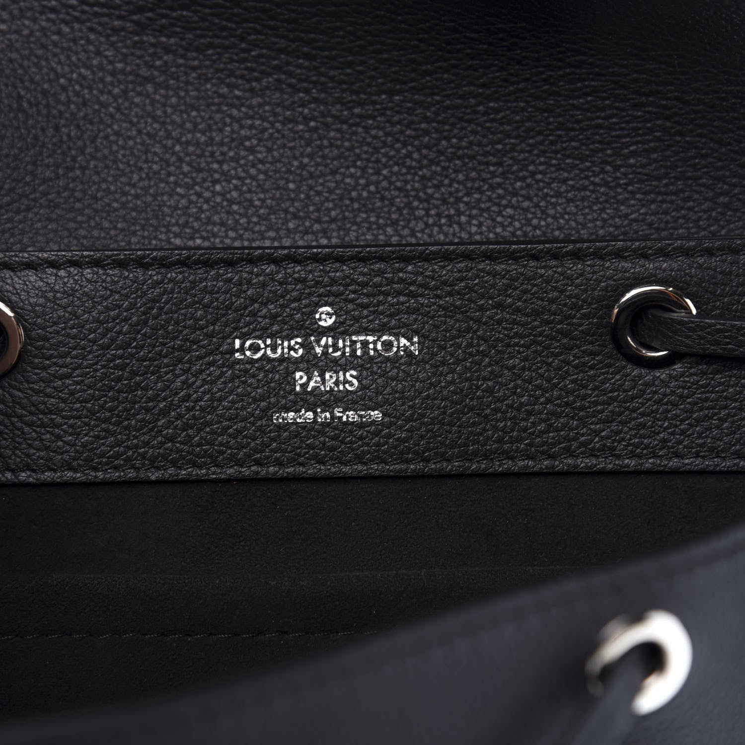 Louis Vuitton Calfskin Lockme Backpack Black 5 of 9