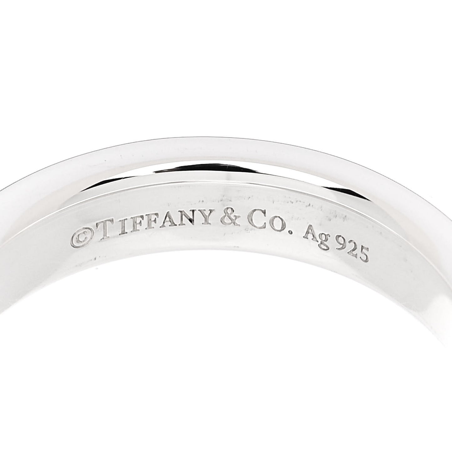 Sterling Silver Makers Narrow Slice Ring 52 6