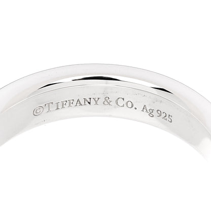 Tiffany Sterling Silver Makers Narrow Slice Ring 52 6 4 of 6