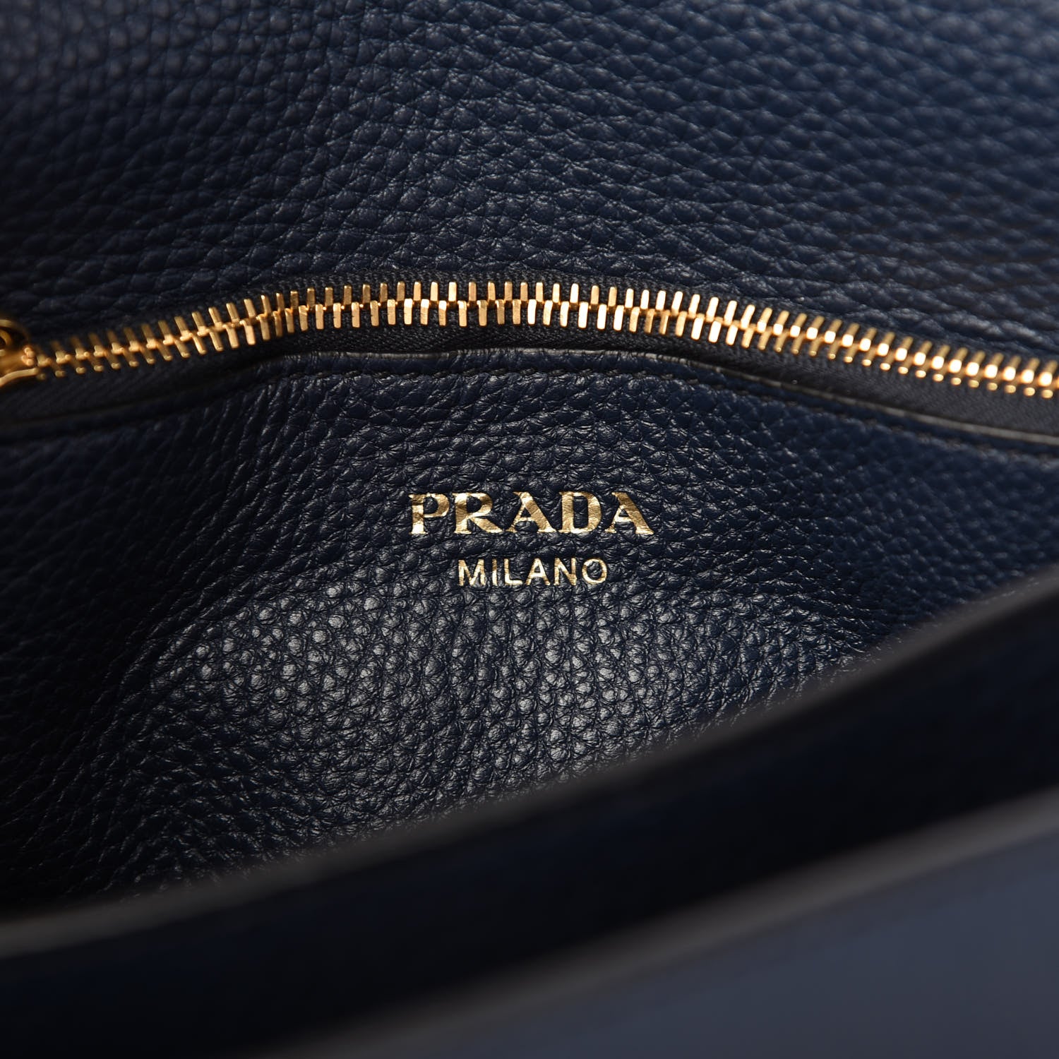 Prada Vitello Daino Flap Crossbody Baltico 8 of 9