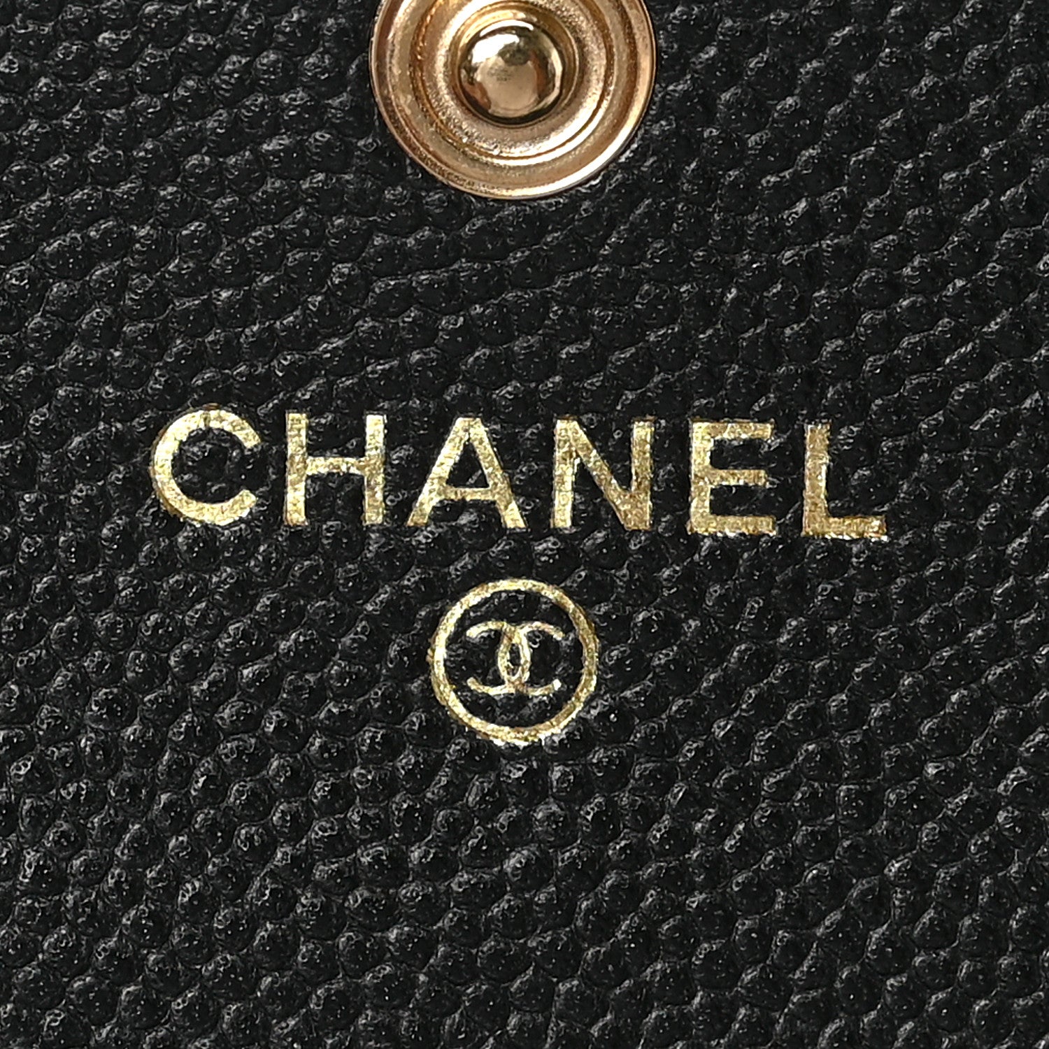 Chanel Caviar Quilted Compact Boy Wallet Black 6 of 6