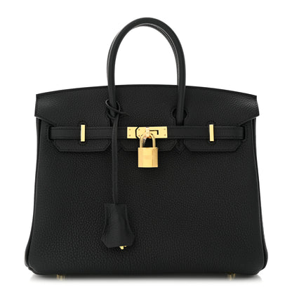 Hermes Togo Birkin 25 Black 1 of 13