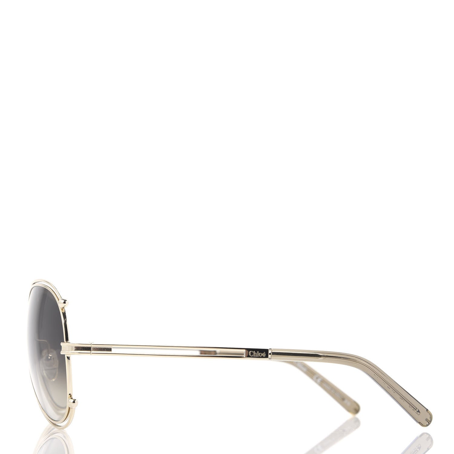 Chloe Metal Aviator Sunglasses CE121S Gold 2 of 7