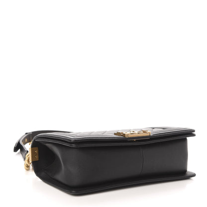 Chanel Caviar Quilted Medium Boy Flap Black 4 of 11