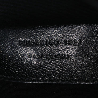 Saint Laurent Crinkled Calfskin Matelasse Monogram Baby Niki Chain Satchel Black 7 of 10