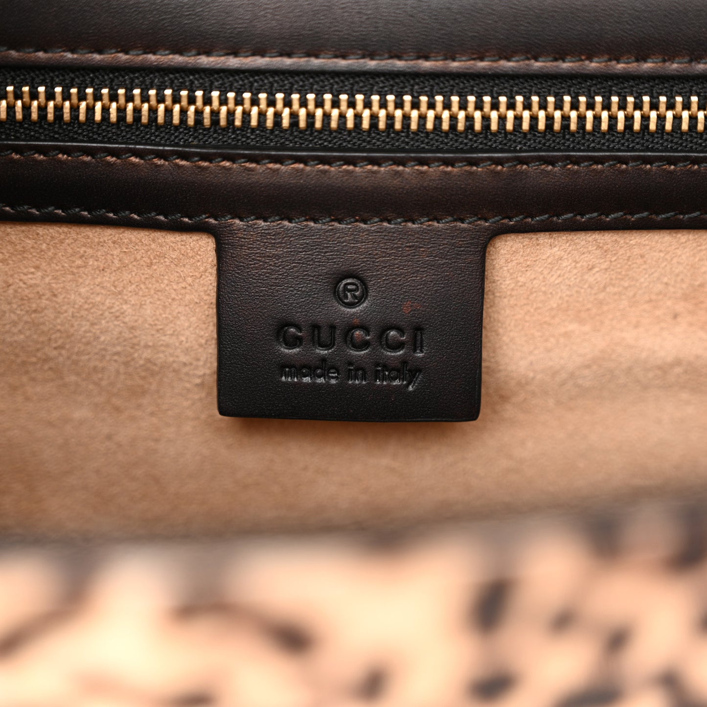 Calf Hair Leopard Print Small Sylvie Shoulder Bag Naturale Black