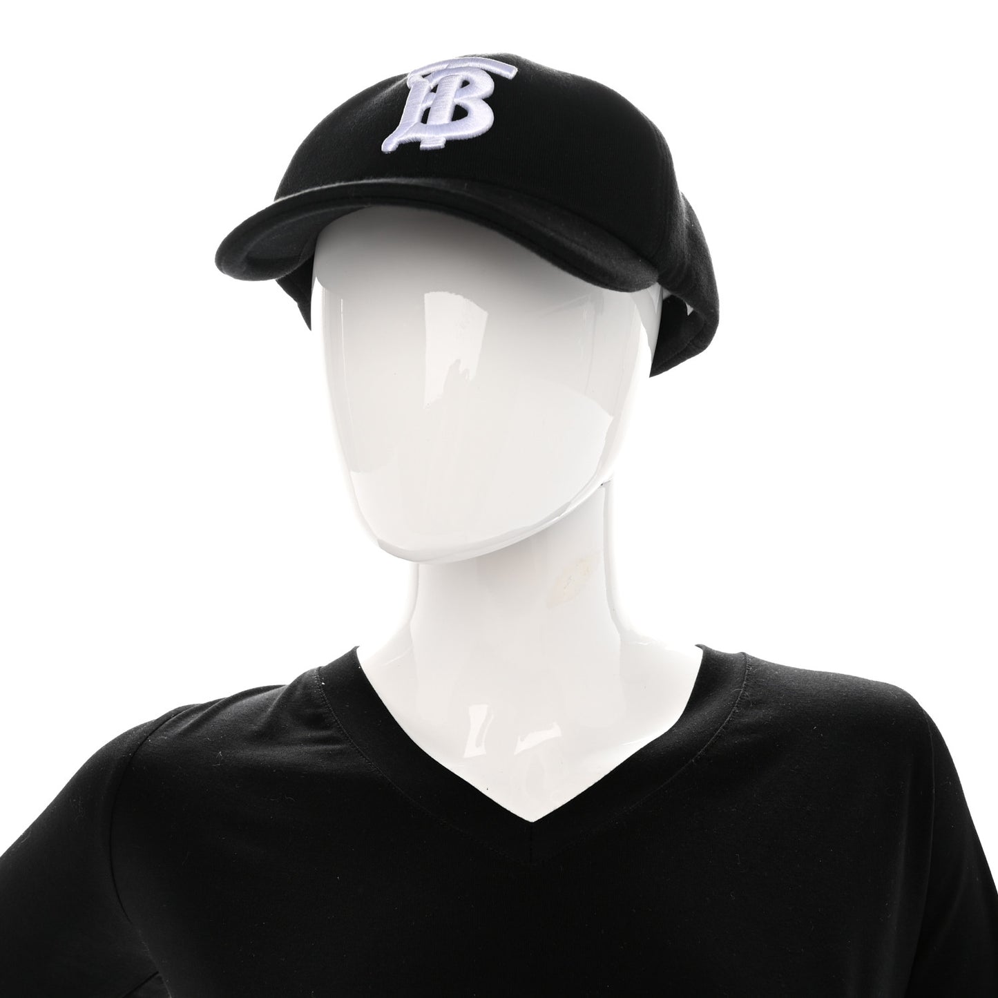 Cotton TB Baseball Cap L Black