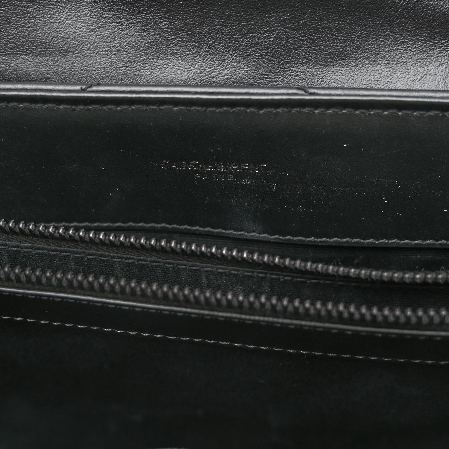 Saint Laurent Calfskin Y Quilted Monogram Monochrome Medium Loulou Chain Satchel Black 6 of 10
