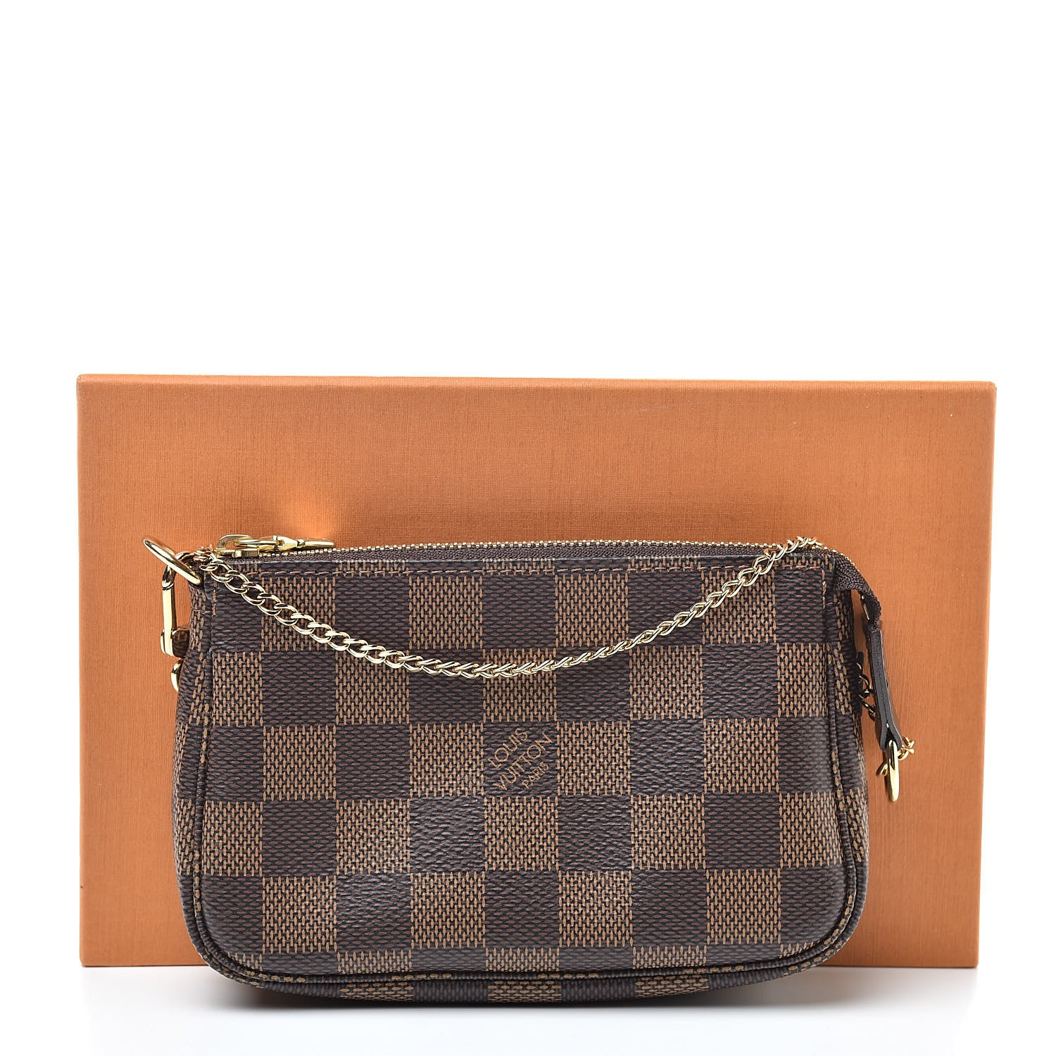Louis Vuitton Damier Ebene Mini Pochette Accessories 8 of 8