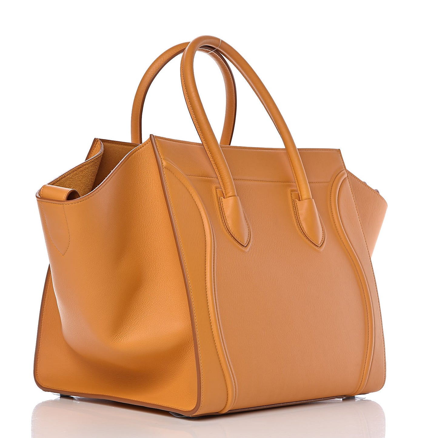 Supple Calfskin Medium Phantom Luggage Daffodil