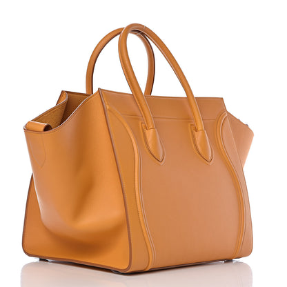 Celine Supple Calfskin Medium Phantom Luggage Daffodil 3 of 12