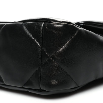 Chanel Lambskin Quilted Medium Chanel 19 Flap So Black 10 of 10