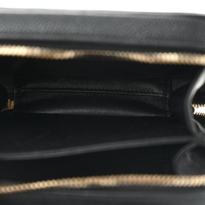 Chanel Caviar Quilted Small CC Filigree Vanity Case Black 5 of 14
