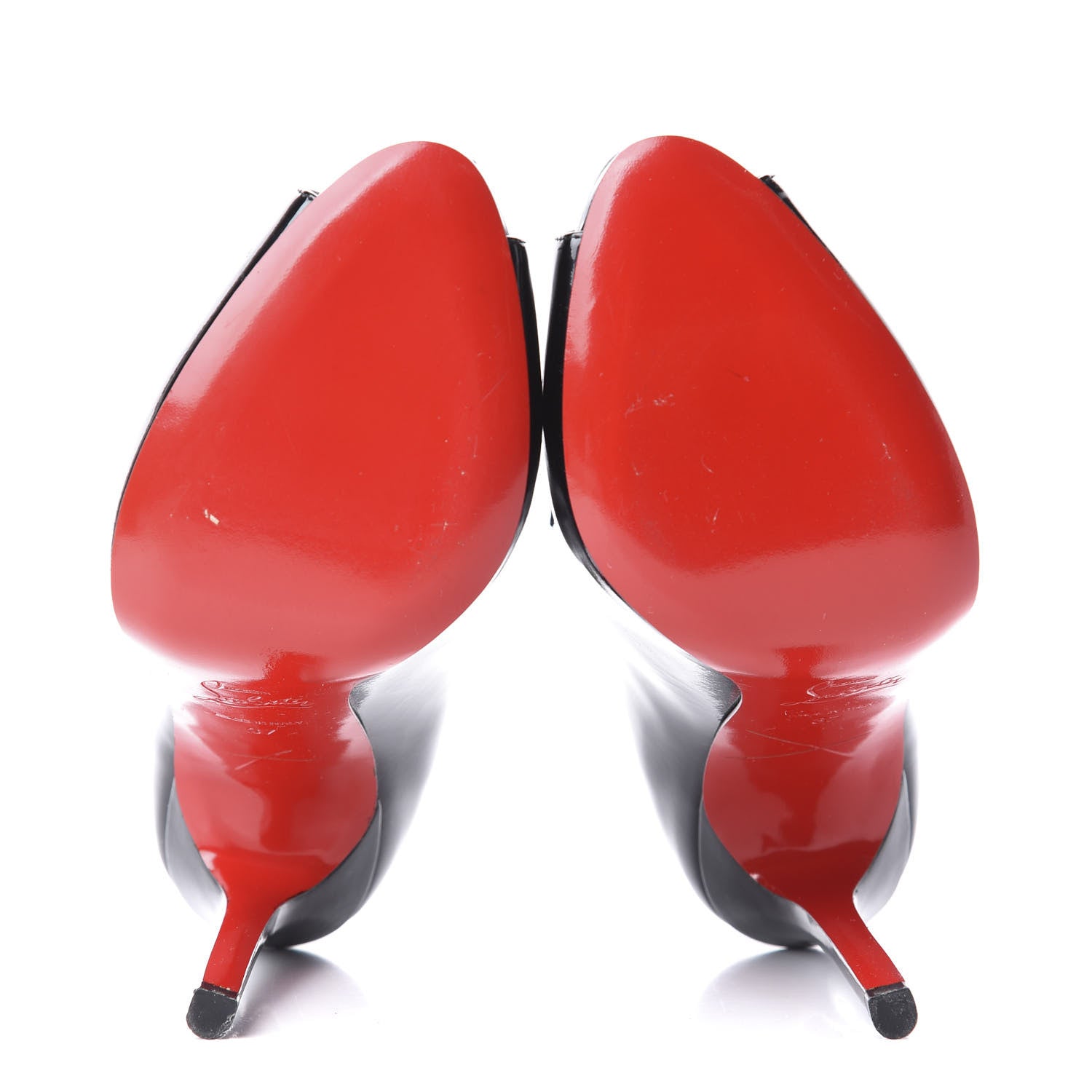 Christian Louboutin Patent Estanodo 120 Pumps 37 Black 6 of 9