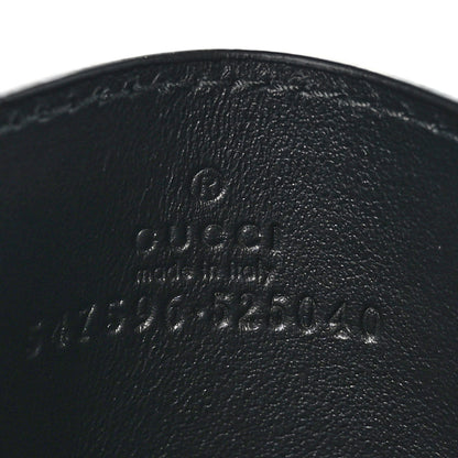 Gucci Plutone Calfskin Logo Card Holder Black 7 of 8