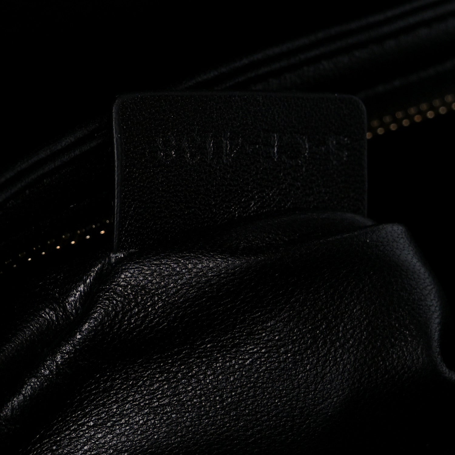 Celine Shiny Calfskin Medium Triomphe Black 8 of 11