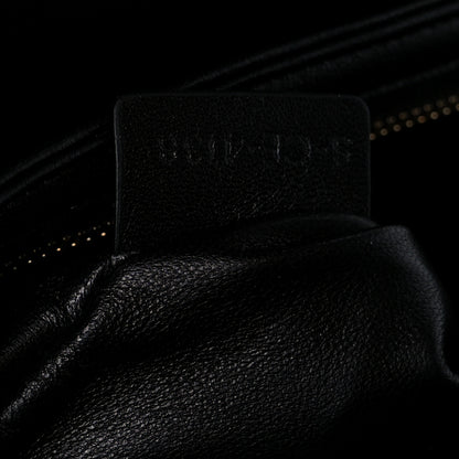 Celine Shiny Calfskin Medium Triomphe Black 8 of 11