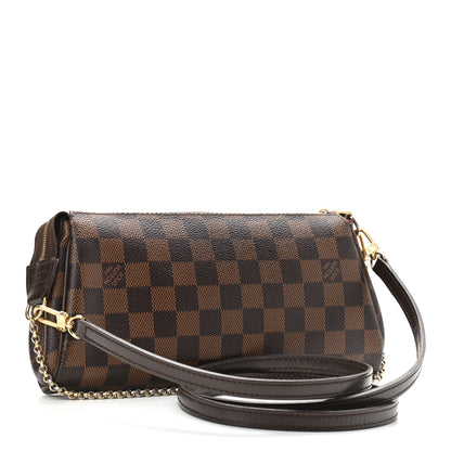 Louis Vuitton Damier Ebene Eva Clutch 3 of 10