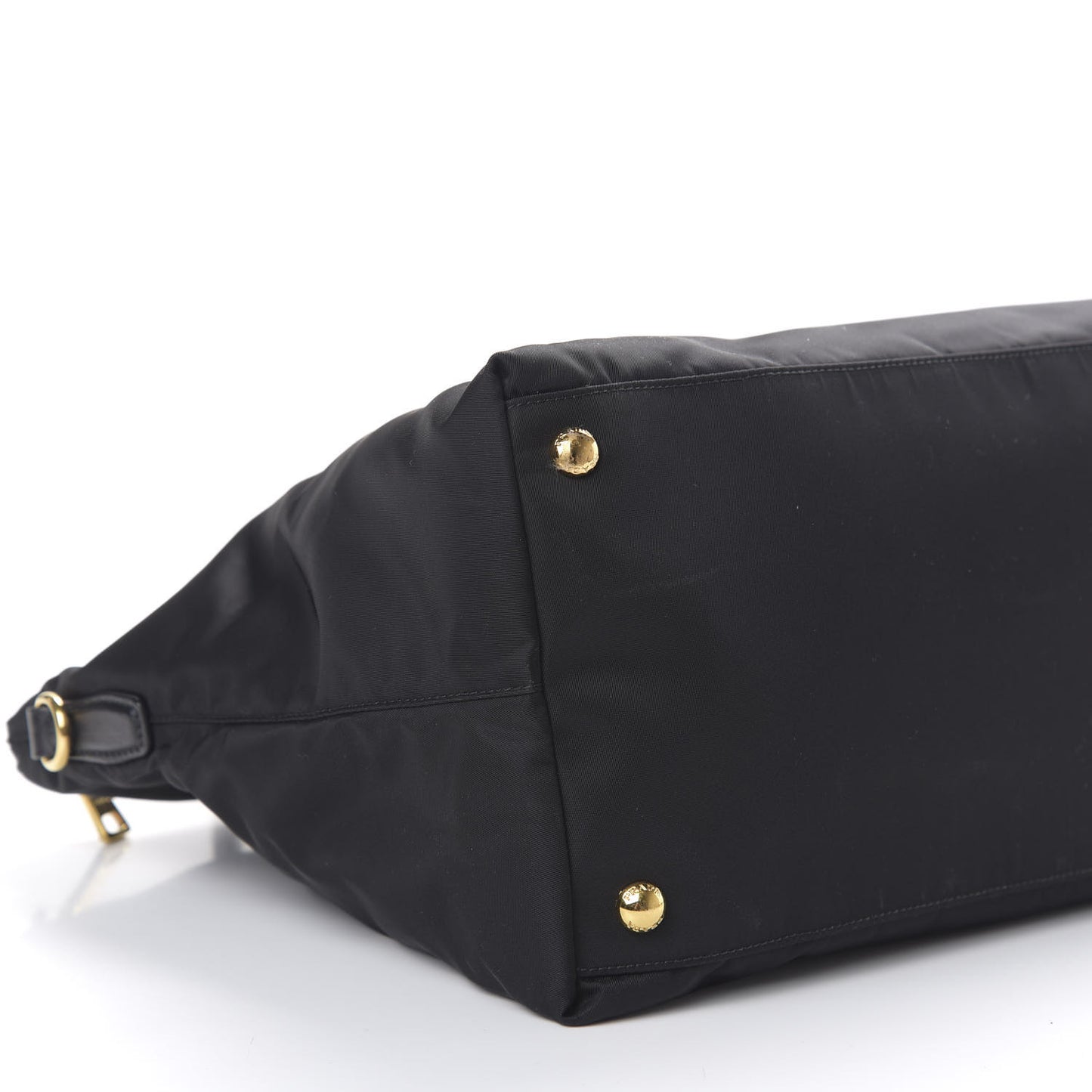 Saffiano Tessuto Nylon Tote Black