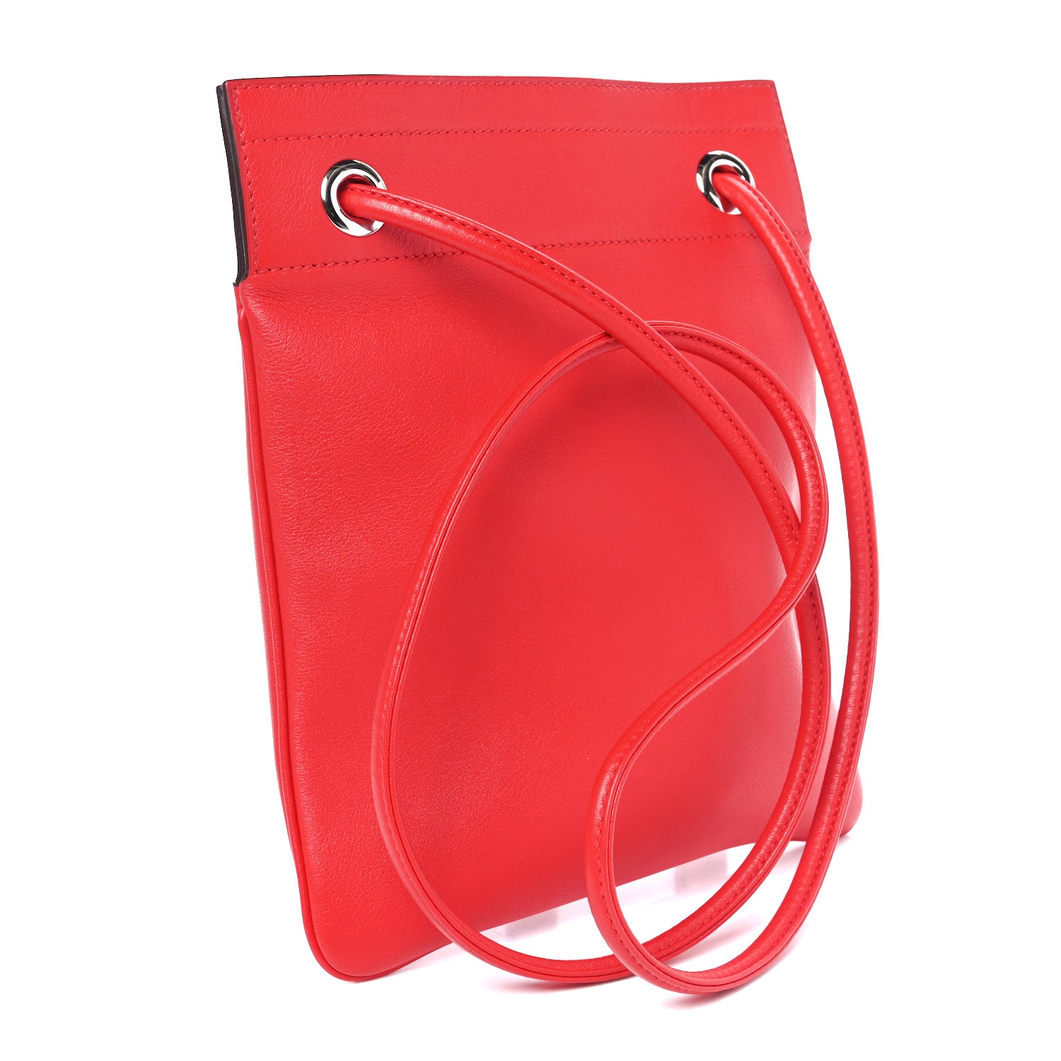 Hermes Milo Lambskin Swift Mini Aline Rouge De Coeur 3 of 9