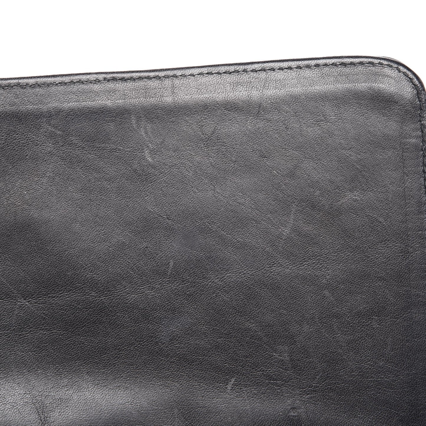 Lambskin Quilted XL Jumbo Single Flap Black