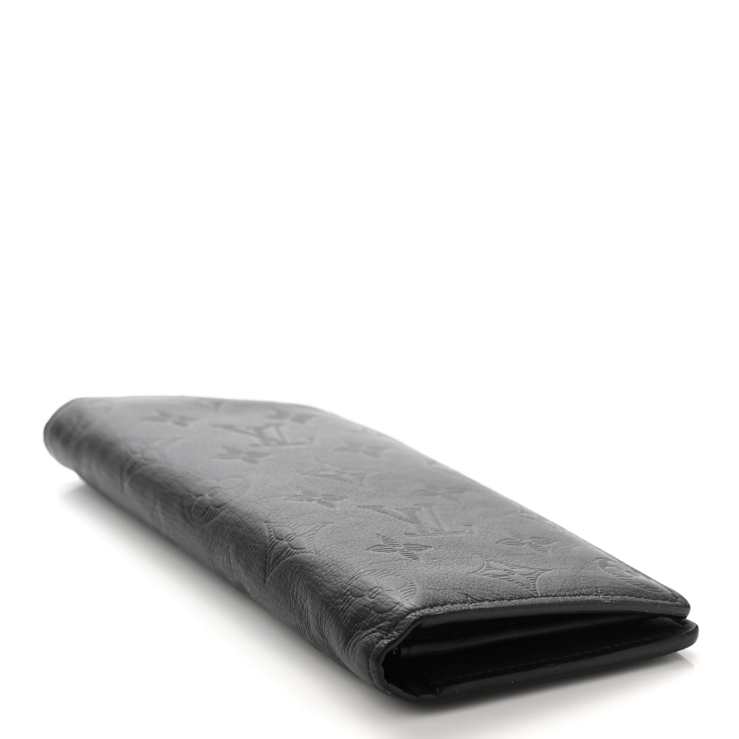 Calfskin Monogram Shadow Brazza Wallet Black