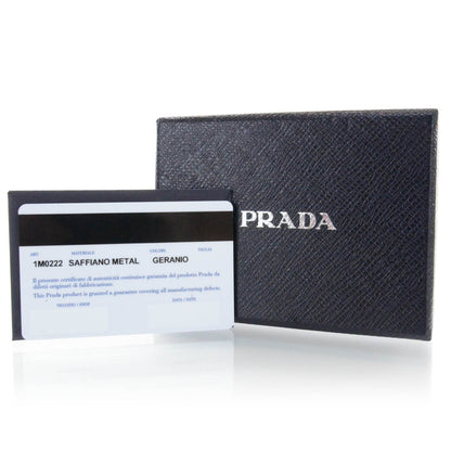 Prada Saffiano Metal 6 Key Holder Geranio 6 of 6