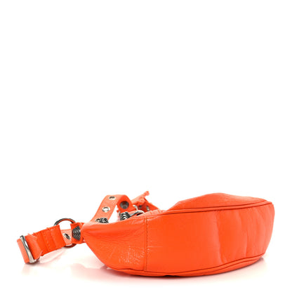 Balenciaga Agneau Arena Le Cagole Shoulder Bag XS Orange 5 of 12