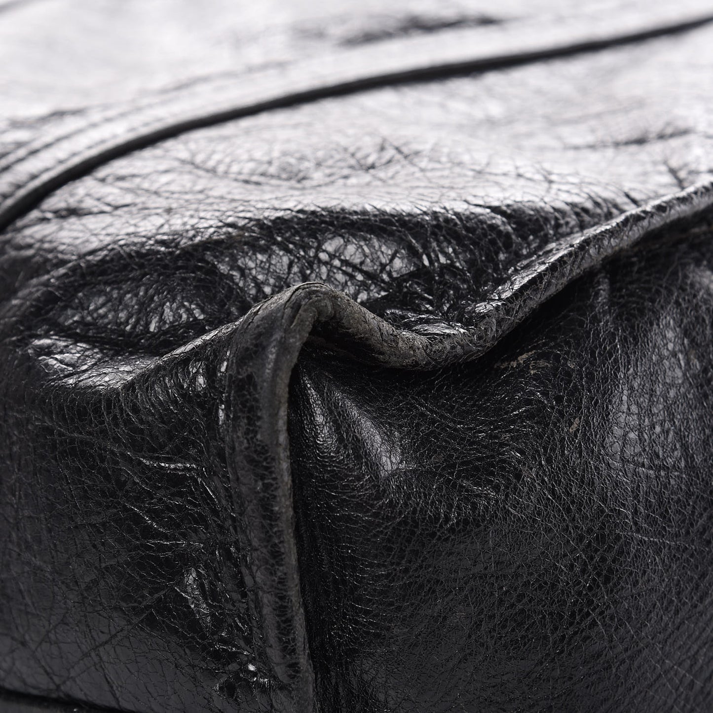 Agneau Medium Bazar Shopper Tote Black
