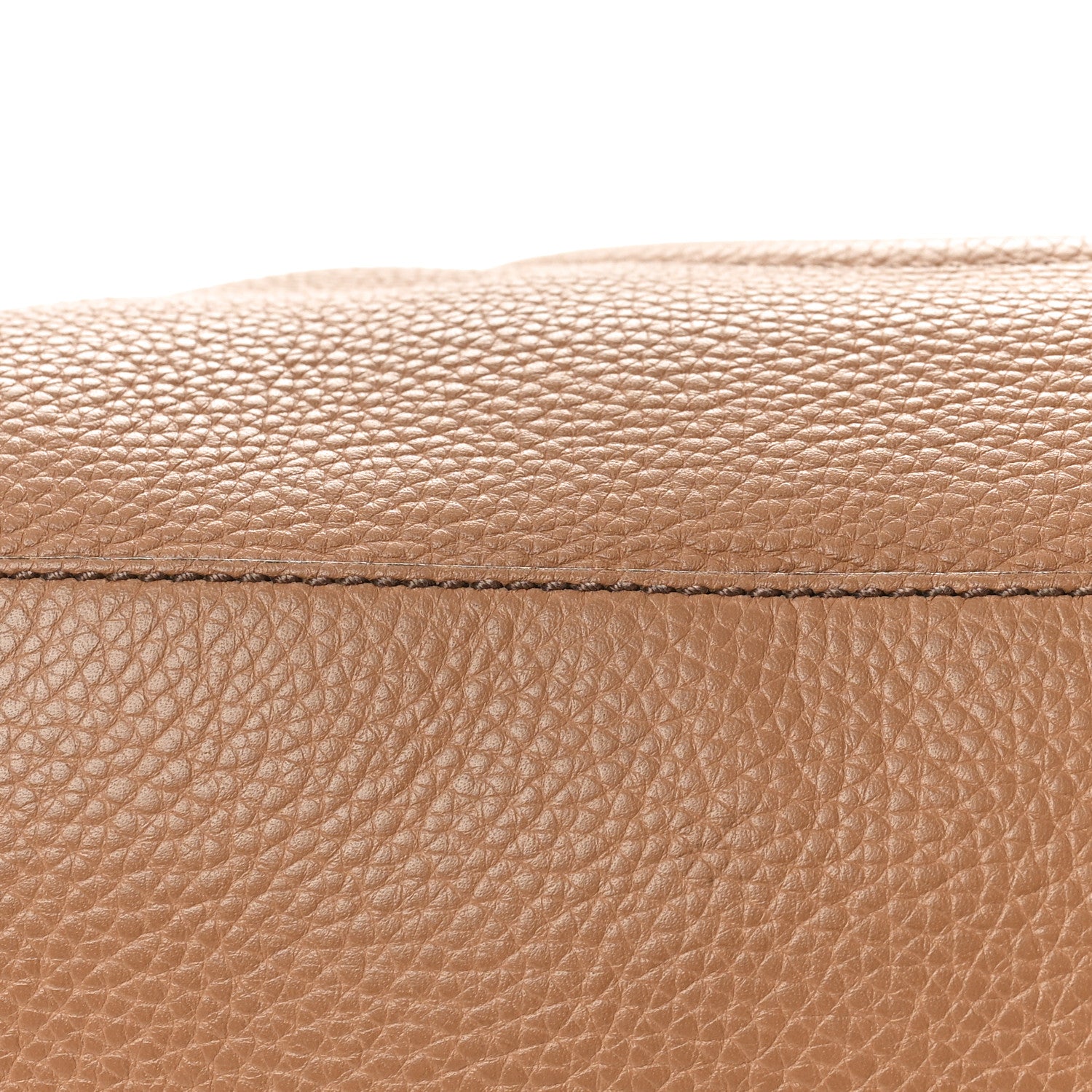 Gucci Pebbled Calfskin Medium Soho Chain Shoulder Bag Camelia 11 of 13