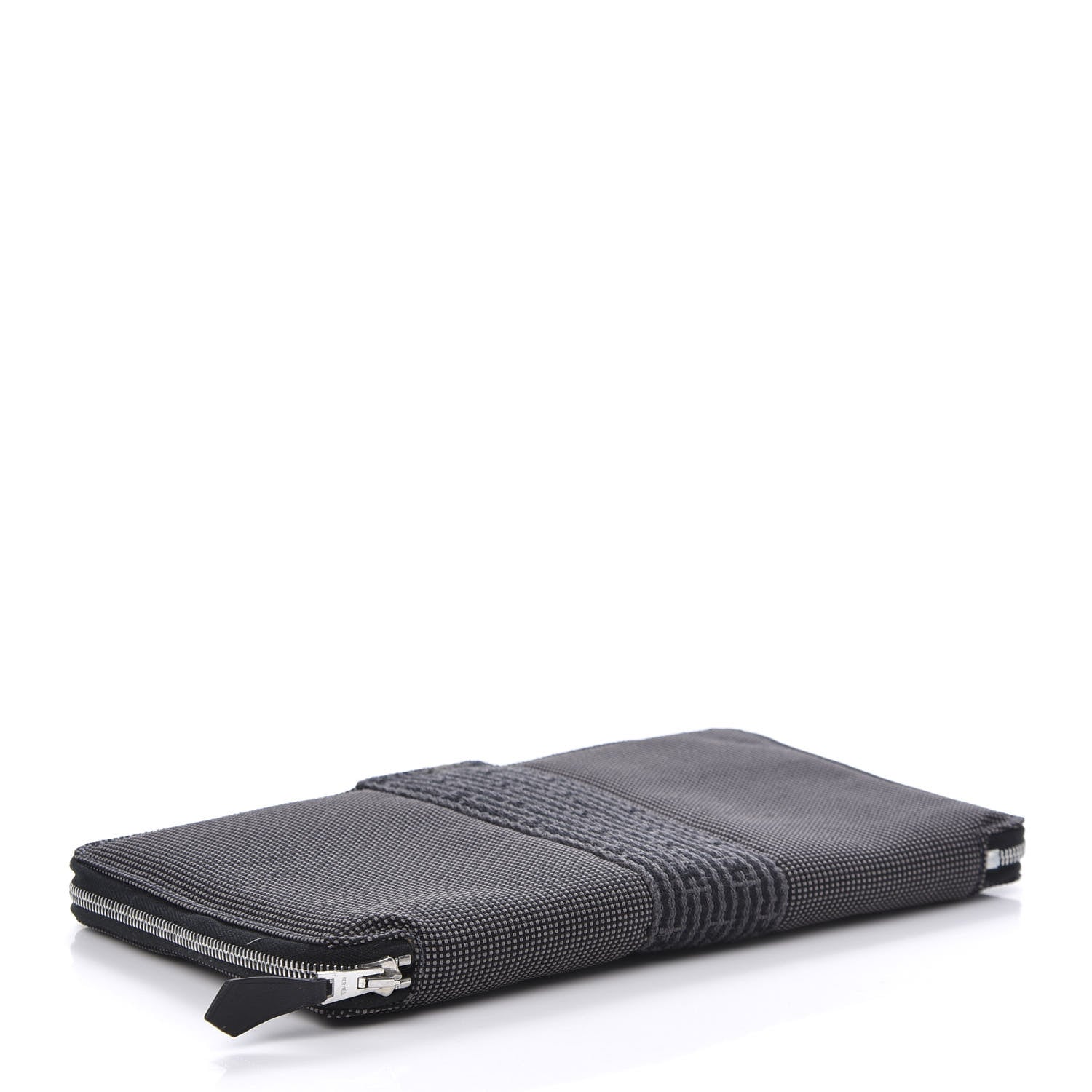 Hermes Canvas Herline Wallet Grey 4 of 9