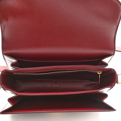 Celine Shiny Calfskin Medium Triomphe Light Burgundy 5 of 12